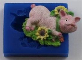 FI Silikonform Sunflower Pig