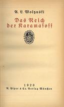 A. L. Wolynski : Das Reich der Karamasoff.