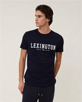Lexington Justin Organic Cotton Tee, Dark Blue