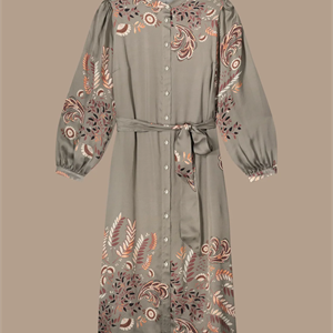 Summum Woman Shimmery Dress, Clay