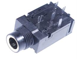 Kontakt JACKBØSSING STEREO 6.35MM DRA800H 5-pin
