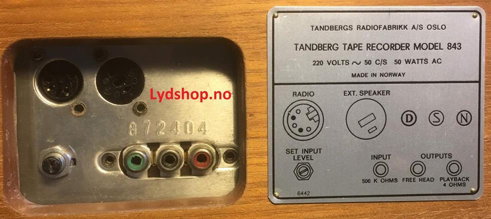 TB8 - Tandberg - tilkopling