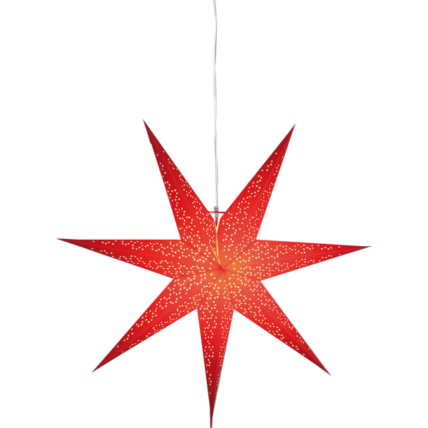 Julstjärna Dot hängande röd Star Trading