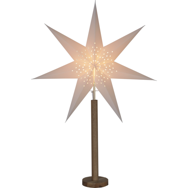 Julstjärna på fot Elice 87cm ek Star Trading
