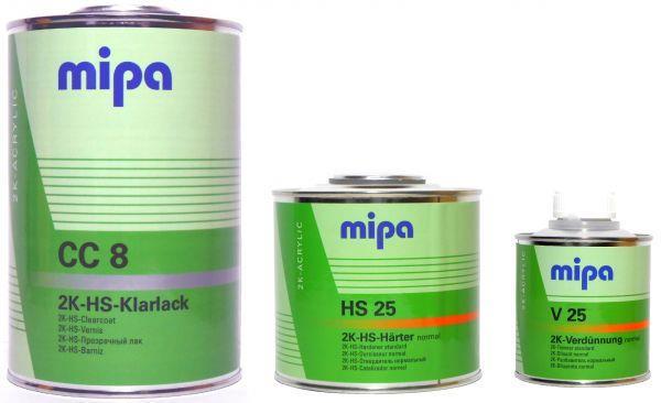 MIPA Lakkpakke CC 8 2K HS Klarlakk