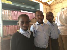 Godwill, Arnold and Lawrence at Joysprings School