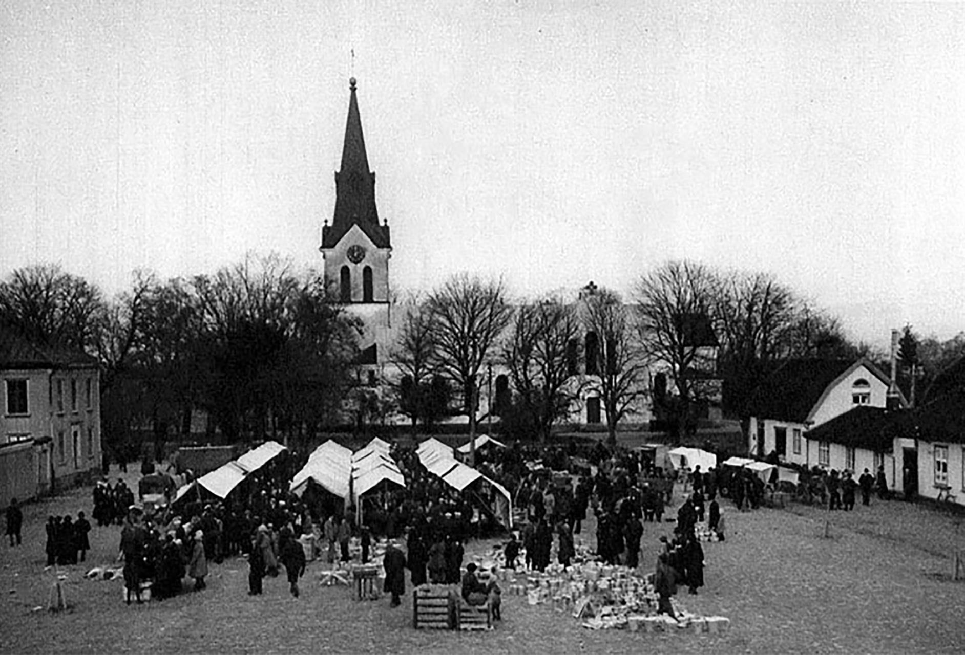 Värnamo marknad 1920