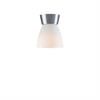 Taklampa Bizzo aluminium/opal glas Belid