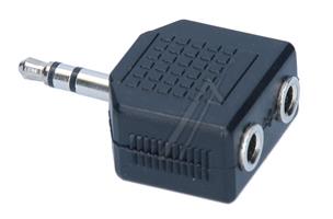 3,5MM JACK HAN - 2 X 3,5MM JACK HUN STEREO