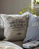 Lexington Farmers Market Organic Cotton Canvas Pillow Cover, Beige/Dk Gray