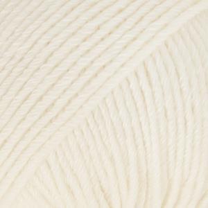 Cotton Merino Naturhvit