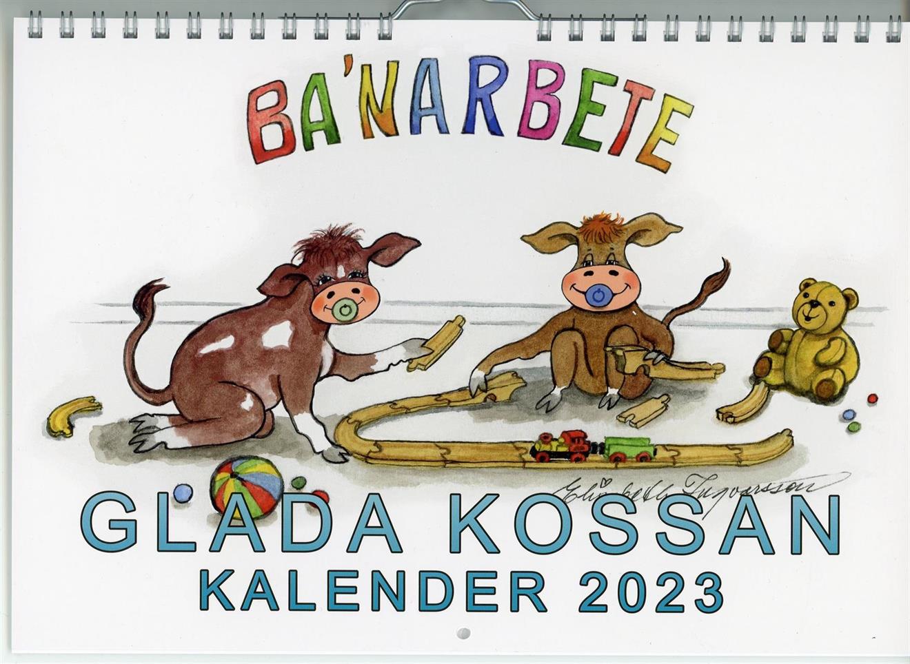 Glada Kossans Kalender 2023