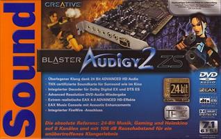 AUDIGY2 ZS CREATIVE lydkort Sound Blaster