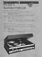 Deleliste til TR220G, PDF