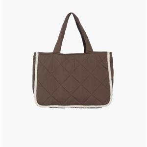 Beaumont Padded Bag with Teddy, Dark Taupe