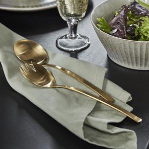 House Doctor Salad servers, HDGolden, Golden