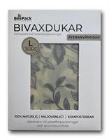 Bivaxduk - L - Mörka blommor