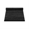 Rug Solid Nahkamatto, Musta 75 x 200 cm