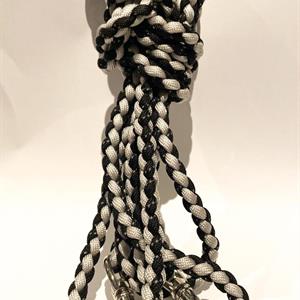 5m bånd svart/grå (stor)