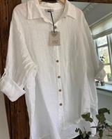Piro Linen Shirt, White
