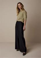 Summum Woman Trousers Linen Blend, Black