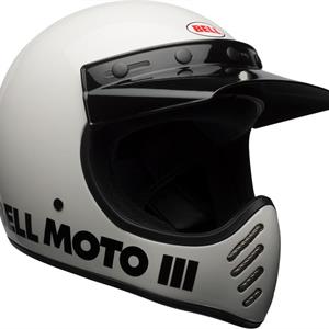 BELL Moto-3 Classic Helmet - Gloss White
