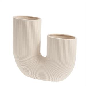 Storefactory Stråvalla, Beige Ceramic Vase