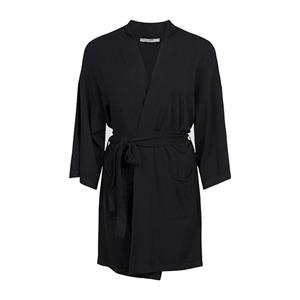 Summum Woman Kimono Cardigan Basic Knit, Black