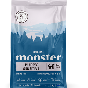 Monster Dog Orig. Puppy Sensitive White Fish 2kg