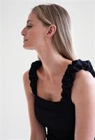 Gauhar Swimsuit with Ruffles Black