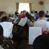 2012 - Massed Bands practice - Robert Simiyu conducting
