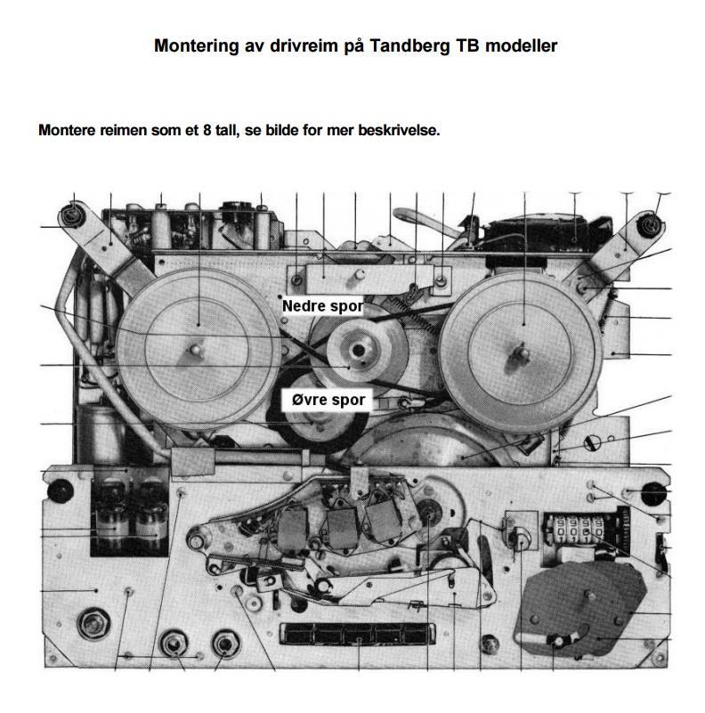 Montering av drivreim