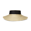 Day Topless Straw Hat, Moonlight Beige