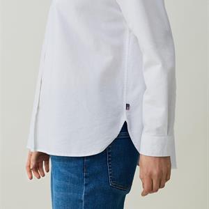 Lexington Edith Organic Cotton Oxford Shirt, White