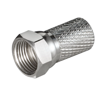F-connector skru for kabel 7mm
