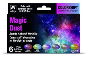 Vallejo Colorshift Set Magic Dust 6 x 17 ml