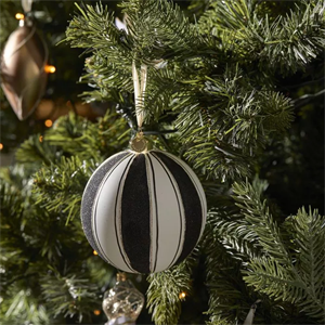 Riviera Maison Glamorous Stripe Ornament Dia 12 cm