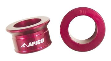 Apico Rear Wheel Spacer Honda CR125/250 02-07, CRF250R/450R 02-25 Red