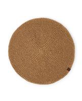 Lexington Round Recyled Paper Straw Placemat, Natural