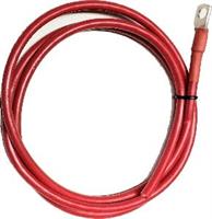 Kabel 16mm2,  1.5m rød, 1 stk kabelsko M8