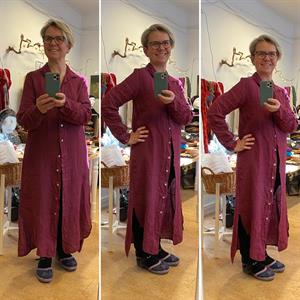 Storskjorta/klänning Joan rubino 