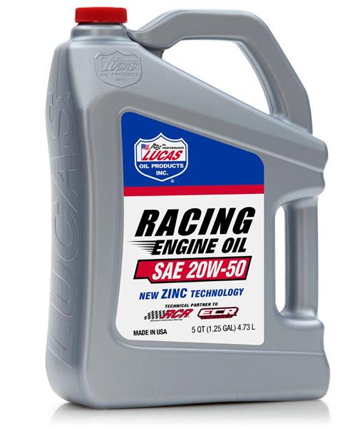 SAE 20W-50 Racing Motor Oil 5 Quart