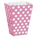 Popcornbeger Dot Rosa 8stk