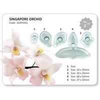 Utstikkersett JEM "Singapore Orchid", 5 deler