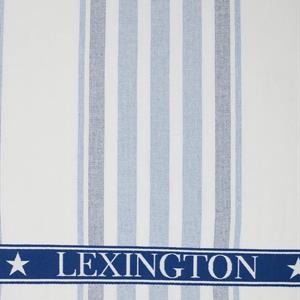 Lexington Striped Cotton Terry Kitchen Towel, White/Blue