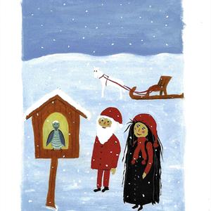 Pulverheksa og Julenissen (Adventskalender-bok)