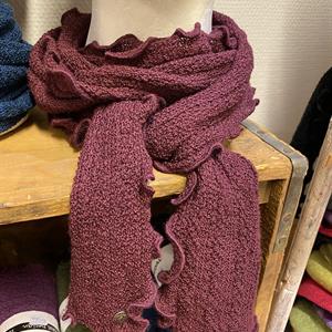 Smal sjal mossa Mörk blå (29) Mariedal design