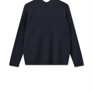 Mos Mosh Thora V-Neck Knit, Salute Navy