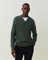 Lexington Stefan Overlapping V-Neck Sweater, Green