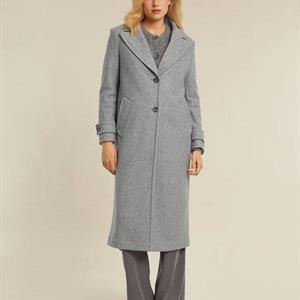 Beaumont Constance Long Coat, Grey Heather